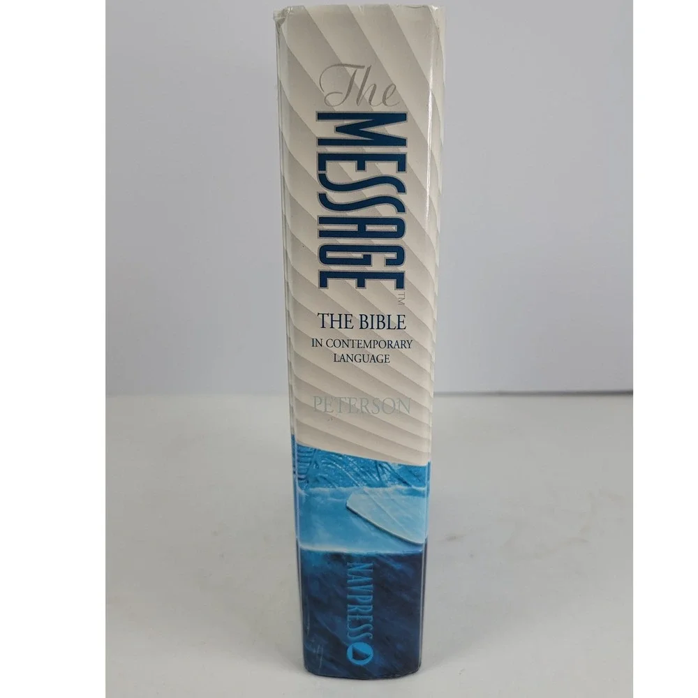 The Message Bible in Contemporary Language Eugene Peterson Hardcover NavPress